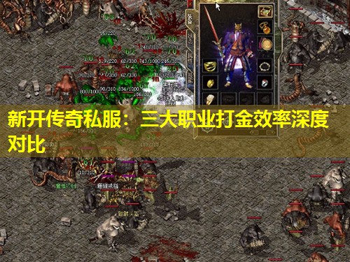 新开传奇私服:三大职业打金效率深度对比 新开传奇私服:三大职业打金效率深度对比